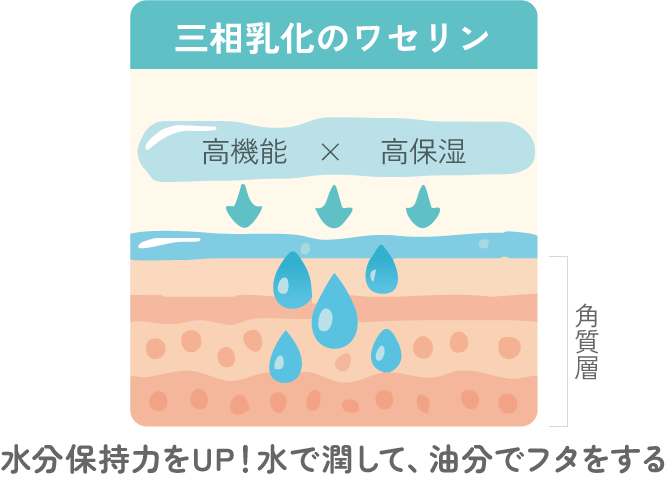 三相乳化のワセリン