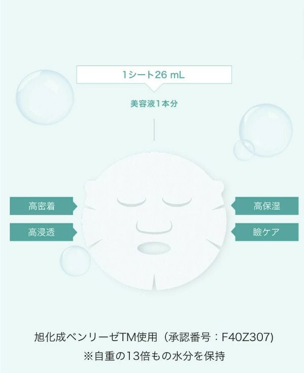 ULUPO プレミアムフェイスシートマスク ５枚り