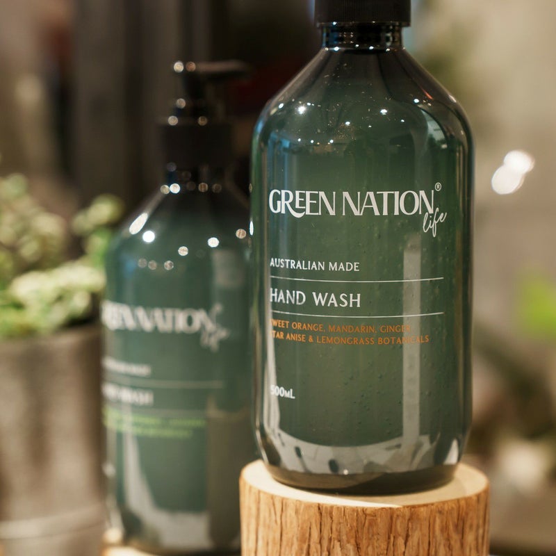 GREEN NATION life 98％天然由来の香り高いハンドウォッシュ 500ml ラベンダー&タイム
