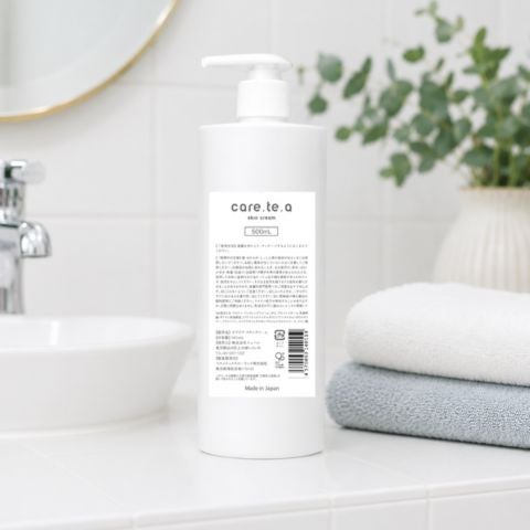 ケアテア スキンクリーム500mL　専用 空ボトル